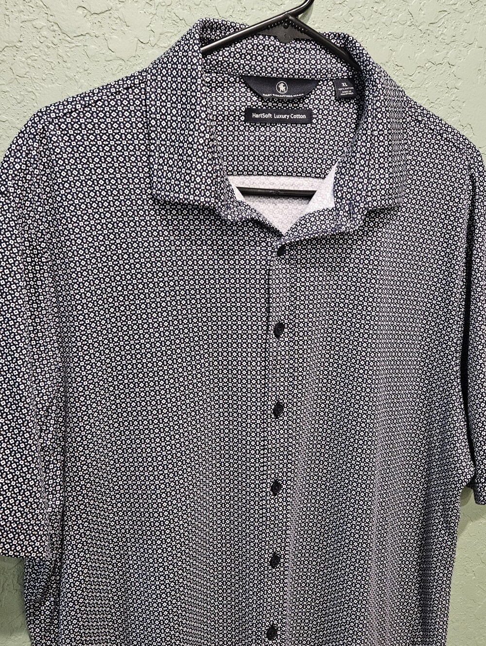 Hart Schaffner Marx HartSoft Luxury Cotton Button Down Polo Size XL